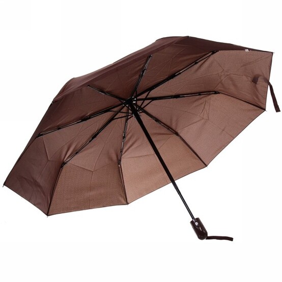 Зонт мужской автомат 28 см d-98 см 8 спиц складной коричневый Эстет Ультрамарин (1/60)