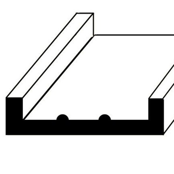 Обрешетник (рейка для панелей) 3м (скоба 12мм) ПС (20)