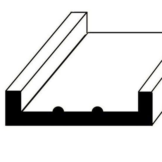 Обрешетник (рейка для панелей) 3,0м (скоба 10мм) Идеал (25)