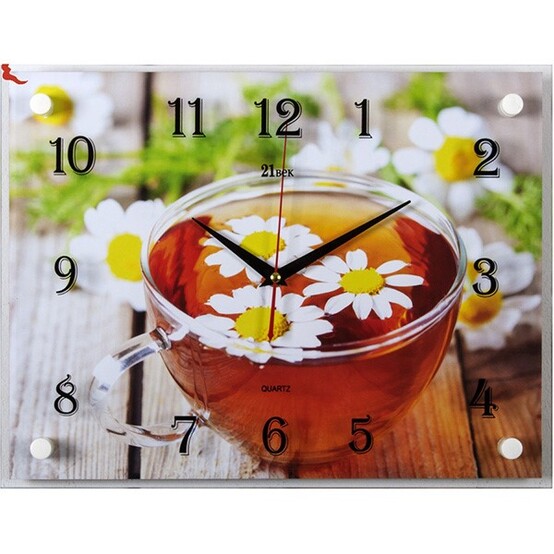 Часы настенные 21 Век Ромашковый чай арт.3040-117