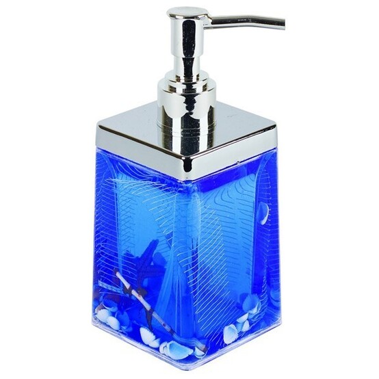 Дозатор для жидкого мыла A8825_W16 Синяя ракушка