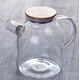 Чайник стеклянный заварочный 1500 мл бамбук кр и металл фильтром BZ-CH019 Baizheng (1/12)