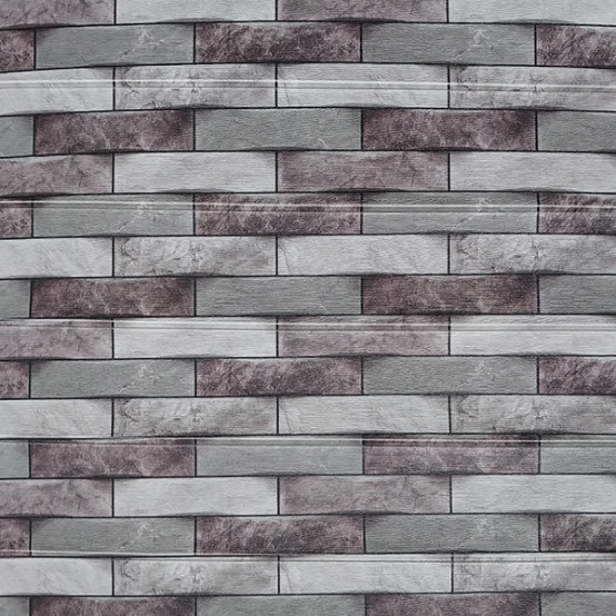 Панель стеновая самокл 3D Кирпич мозаичный 0,7х0,77м (толщ. 0,3см) (30)