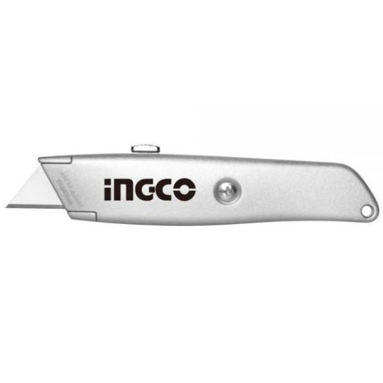 Нож универсальный 19мм INGCO HUK615 (72)
