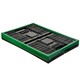 Ящик складной чёрно-зелёный 38л (10)