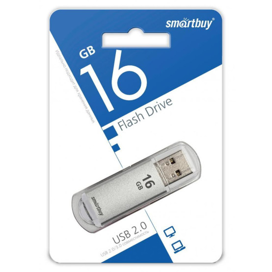 Накопитель пластиковый USB 16 GB V-Cut series Smartbuy (1/1)