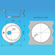 Мойка кухонная гранитная GS2 темно-серый матовый (кругл) d505мм; (чашаd 350*165мм)