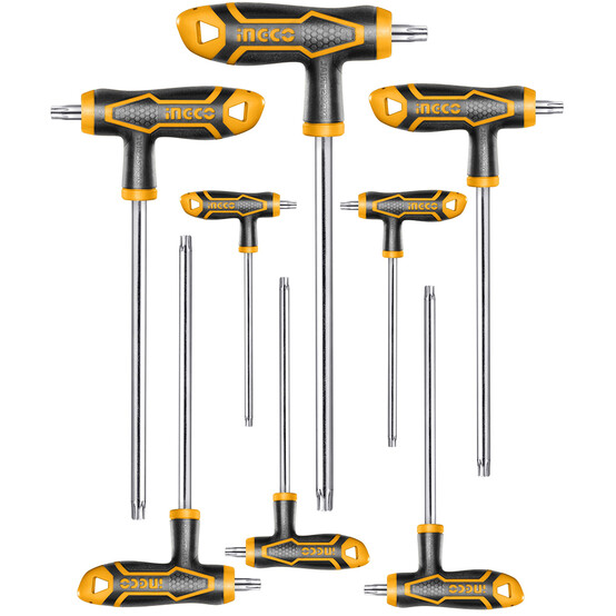 Набор ключей Т-образных TORX INGCO HHKT80838 INDUSTRIAL (6/36)