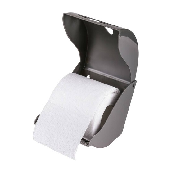 Держатель пластиковый для туалетной бумаги 130*113*117 мм в ассортименте Эконом Альтернатива (1/12)