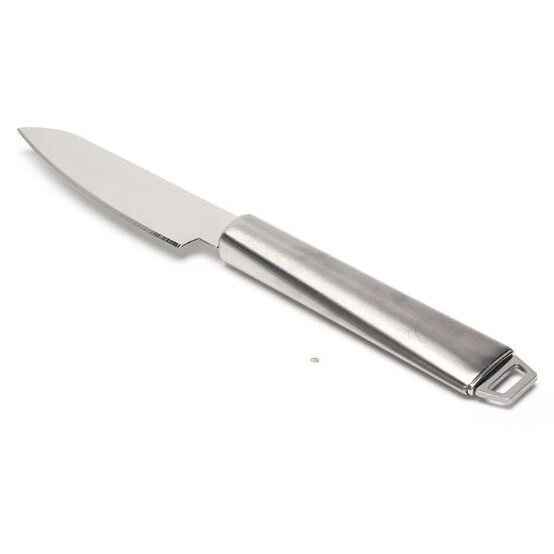 Нож нерж сталь 25*2,8*1,5 см металлическая ручка кухонный Baizheng (1/144)