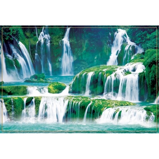 Фотообои бумажные Каскад водопадов 9 листов 294х291