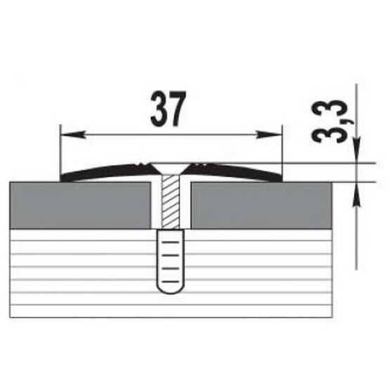 Порожек стык 0,9 м мербау 37мм