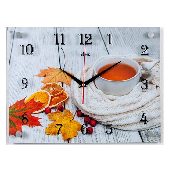 Часы настенные  21 Век "Чай на даче осенью" арт.3040-007