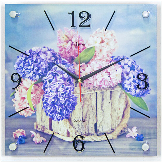Часы настенные "Сирень" "21 Bek" арт. 3535-003