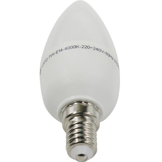 Лампа светодиодная E14  7Вт 4000К C37 Smartbuy