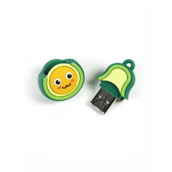 Накопитель резиновый USB 32 GB Авокадо Wild series Smartbuy (1/1)