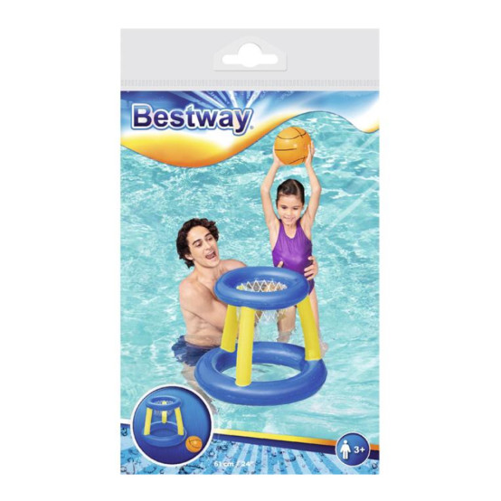 Набор для игры на воде 61 см Баскетбол корзина мяч BestWay (1/12)