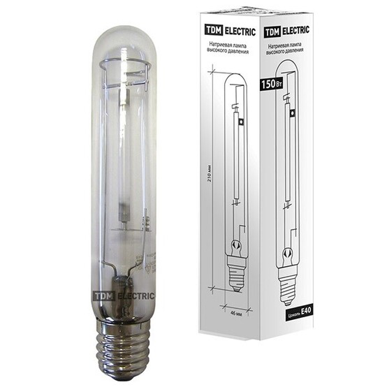 Лампа натриевая Е40 250Вт высокого давления ДНаТ TDM
