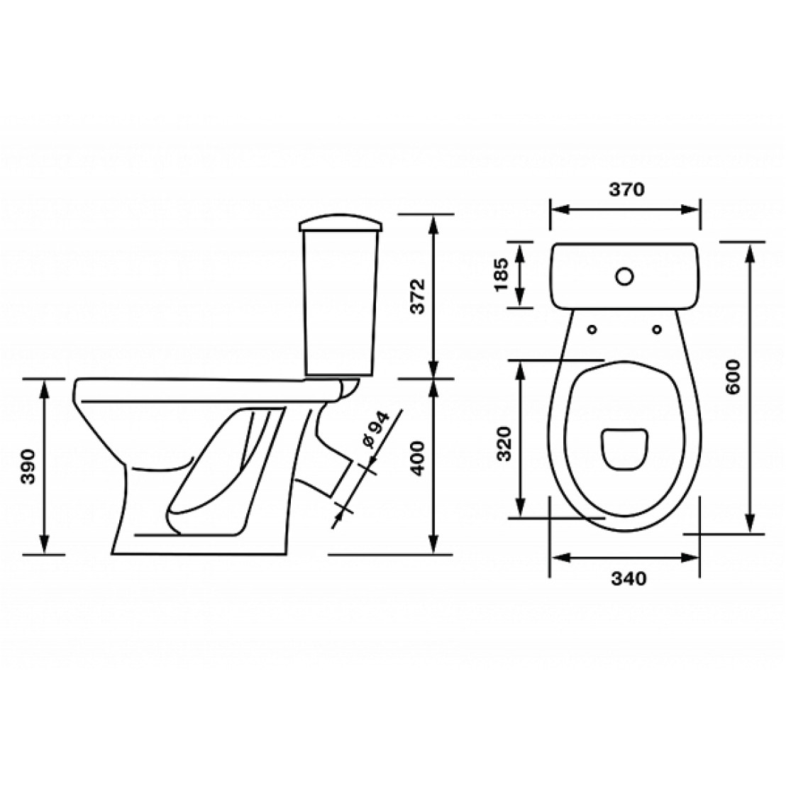 Унитаз-компакт BELBAGNO Boheme bb115cpr