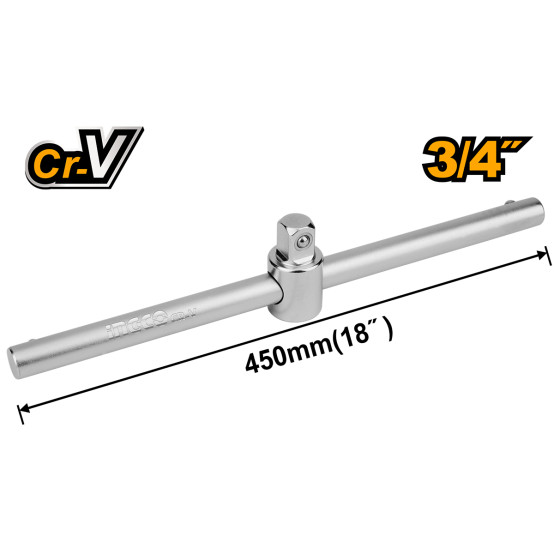 Вороток Т-образный 3/4", 450 мм INGCO HSTB34181 INDUSTRIAL