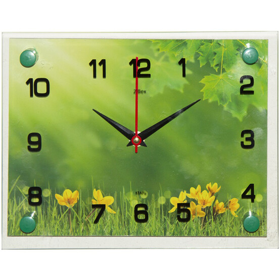 Часы настенные 21 Век "Летняя поляна"  арт.2026-015