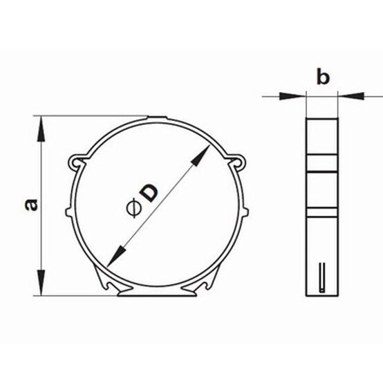 Держатель универсальный d=100/d=125/d=150/d=160