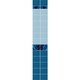 Панель ПВХ Капли росы синий 2700*250*8мм Unique