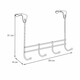Вешалка металлическая надверная 33*8*21 см черный НОТА 4 ЗМИ (1/5)