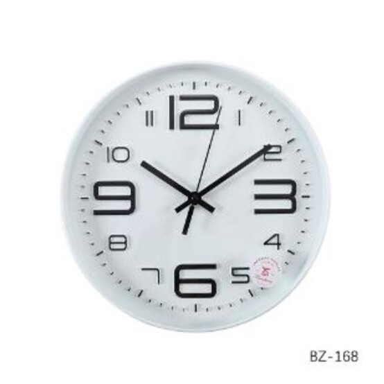 Часы пластиковые настенные 30 см круглые Baizheng (1/30)