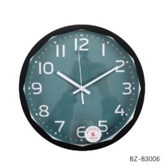 Часы пластиковые настенные 30 см круг микс Baizheng (1/30)