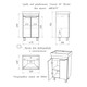 Тумба под умывальник "Енисей 50" МЕЧТА без ящика Бетон Айсберг (без мойки)