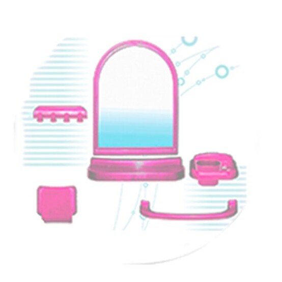 Набор для ванной комнаты 101-106-08-03 Елена MX розовый