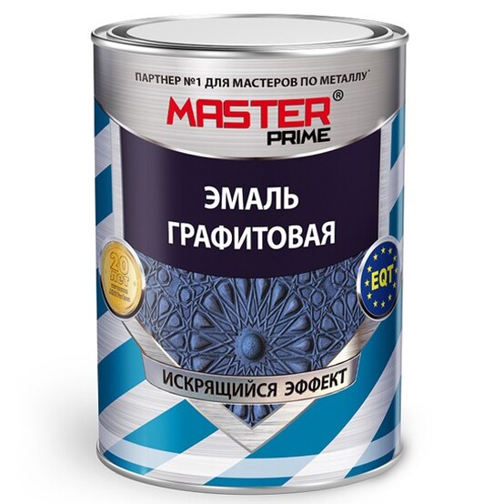 Эмаль алкидная FARBITEX PROFI MASTER графитовая Атлантика серебристо-синяя 0,4л