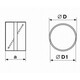 Соединитель круглых каналов с обратн клапаном d=150мм