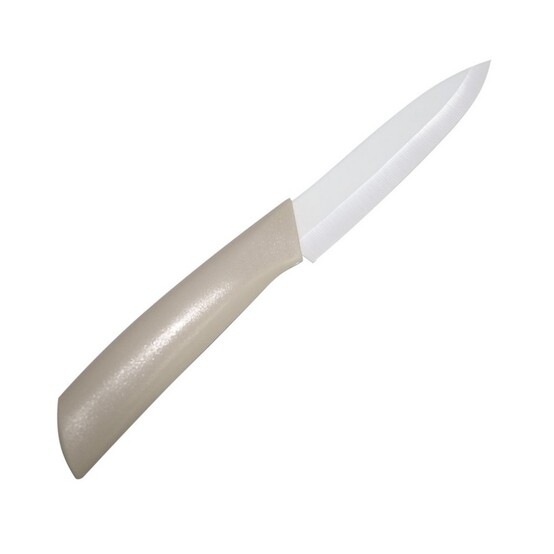 Нож керамика 10,2 см лезвие 20 см пласт ручка в ассортименте Baizheng (1/120)