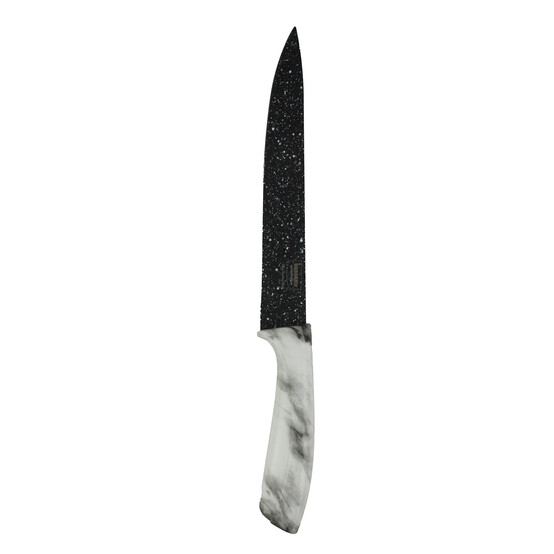 Нож нерж сталь 6 пр пласт ручка с овощечисткой BZ-TD119 Baizheng (1/24)