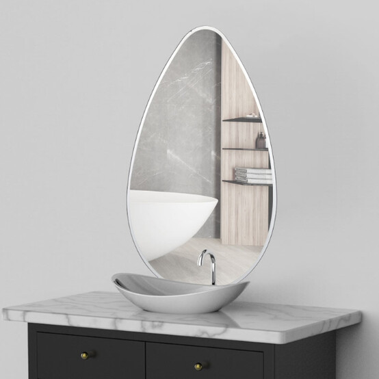 Зеркало 60*80 см для ванной комнаты овал BZ-BS-8016 (Bay) (7)