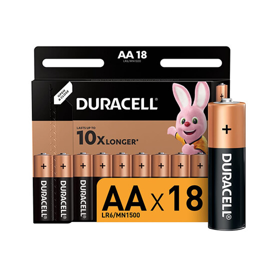 Батарейка AA Пальчиковая 1,5V LR6 Basic Alkaline  4шт/упак (10) DURACELL