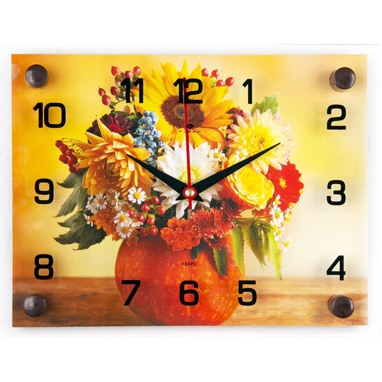 Часы настенные 21 Век"Осенний букет" арт.2026-033