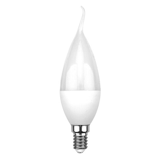 Лампа светодиодная E14  7,5 Вт 4000 K свеча на ветру 713 лм Rexant (10/100)