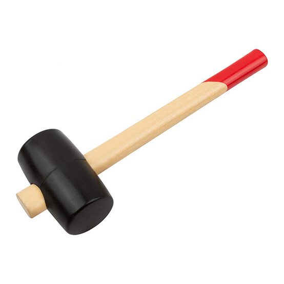 Киянка 450 гр резиновая чёрная деревянная ручка ON(60)