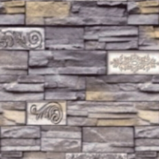 Панель стеновая самоклеящаяся 3D Серо-бежевый камень 0,7х0,77м (толщ. 0,4см) (120)
