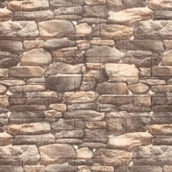 Панель стеновая самоклеящаяся 3D Коричневый камень 0,7х0,77м (толщ. 0,4см)   (120)