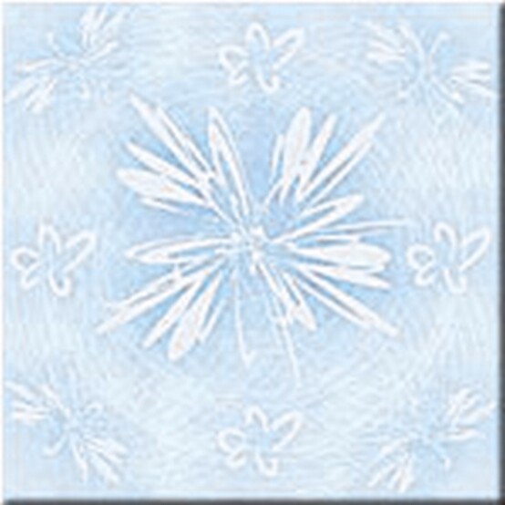 Плитка потолочная Василек голубой ламинированная Флекс