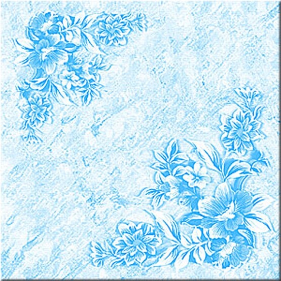 Плитка потолочная Виктория голубая ламинированная Флекс
