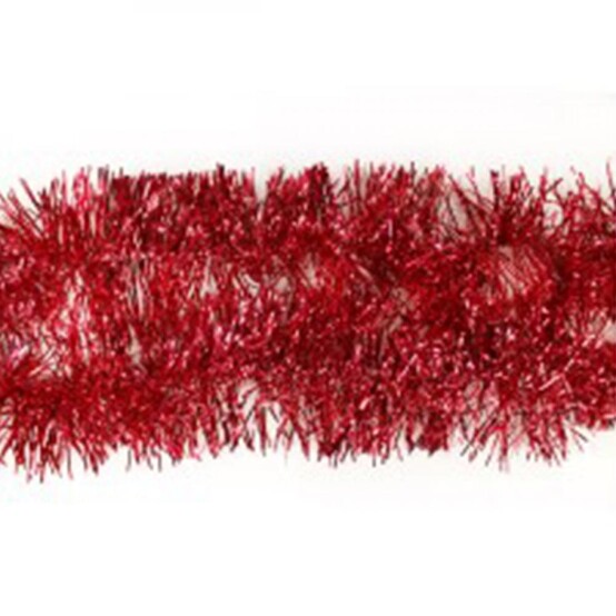 Мишура  d-9 см длина 1,8 м Классика красная Там там (10/400)