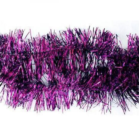 Мишура  d-9 см длина 1,8 м Классика фиолетовая Там там (10/400)