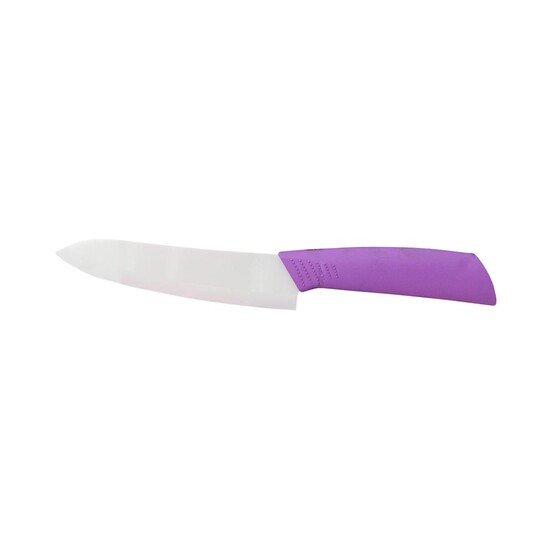 Нож керамический 26,8 см универсальный пласт ручка на блистере Daniks (1/48)