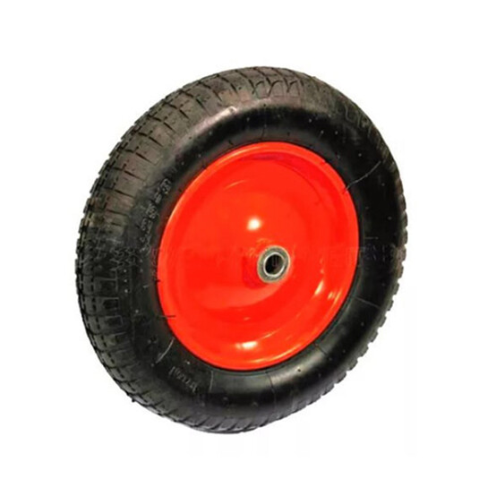 Колесо д/тачки резина 3,25/3,00-8, диск неразъёмный красный, втулка d20 PR2420