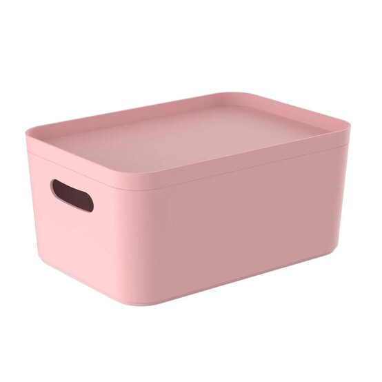 Органайзер пластиковый 32,7*23*13,8 см для хранения нежно розовый Pako Avenue Berossi (1/10)